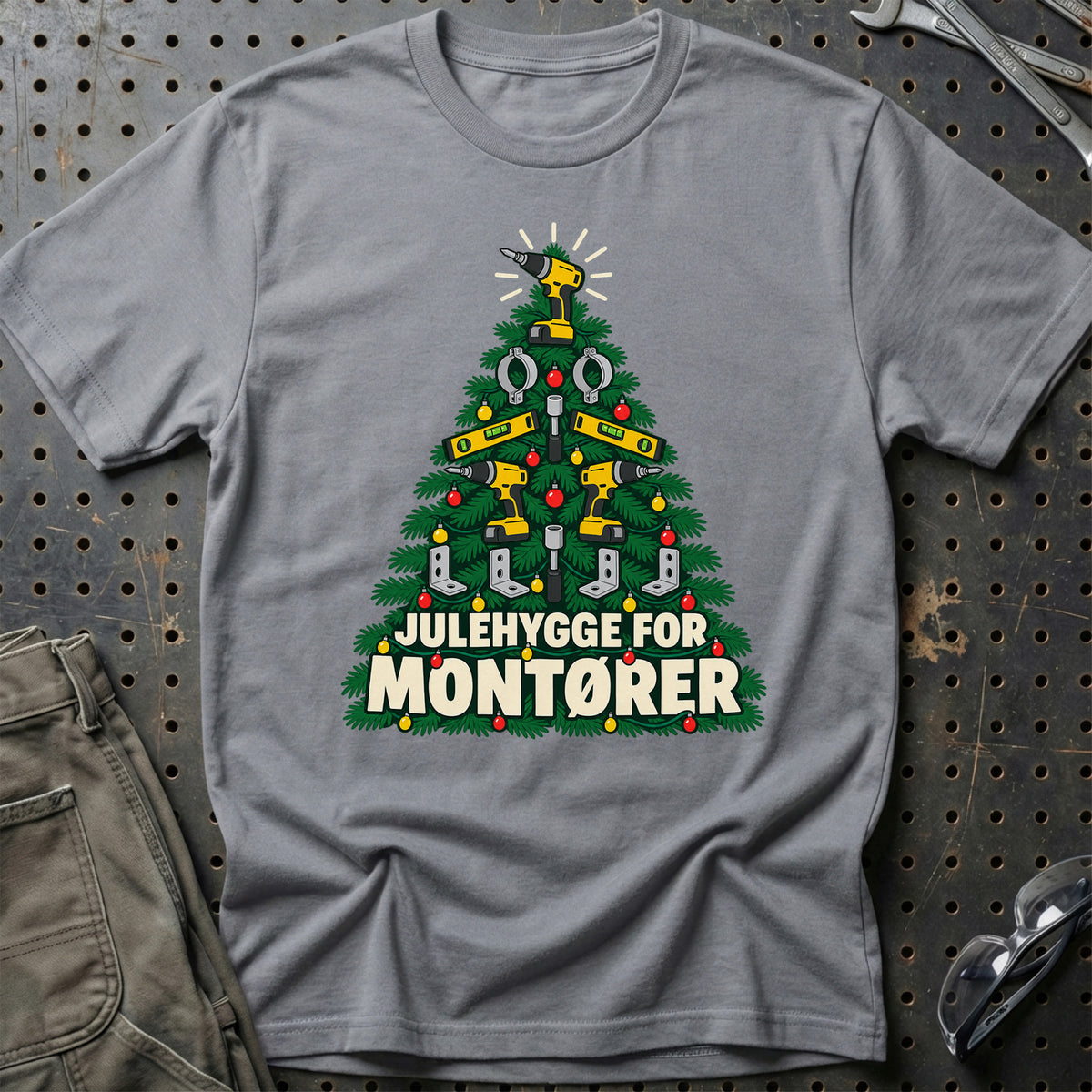 
Montør – Julehygge – Unisex T-Shirt – Grå Sport