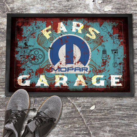 Mopar Fars Garage Vintage Skilte, Musemåtte, Dørmåtte-Skilte-Mopar-Garage Culture Shop- garage - man cave - merchandise