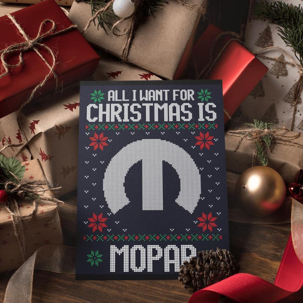 Mopar Juleskilte All I Want For Christmas Is Skilte, Musemåtte, Dørmåtte , Plakat-Skilte-Mopar-Garage Culture Shop- garage - man cave - merchandise