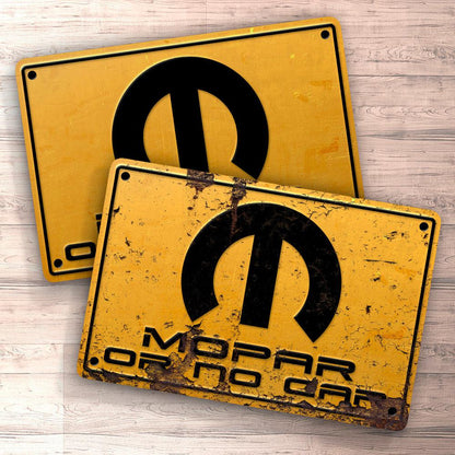 Mopar Or No Car Skilte, Musemåtte, Dørmåtte , Plakat-Skilte-Mopar-Garage Culture Shop- garage - man cave - merchandise