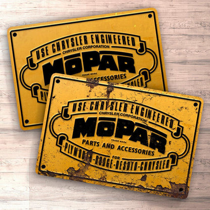 Mopar Parts And Acessories Skilte, Musemåtte, Dørmåtte , Plakat-Skilte-Mopar-Garage Culture Shop- garage - man cave - merchandise