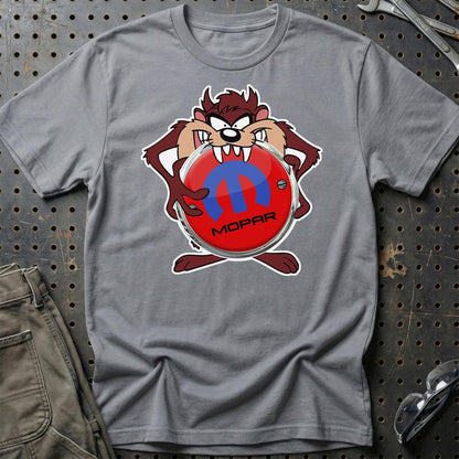 Mopar TAZ Unisex T-Shirt , Bomuld-Beklædning-Mopar-Grå Sport-S-Garage Culture Shop- garage - man cave - merchandise