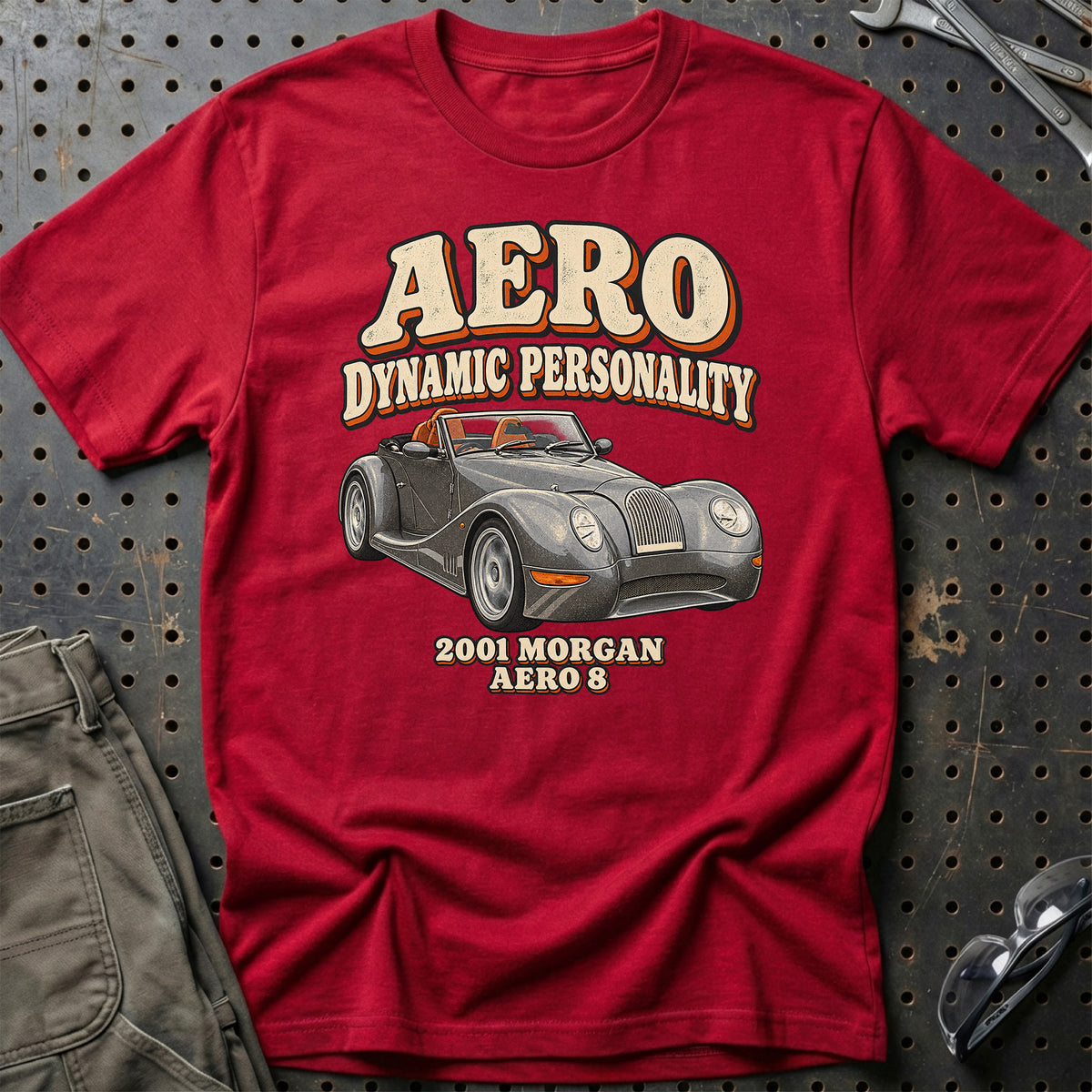 
Morgan Aero 8 2001 – Aero Dynamic Personality T-Shirt – Rød