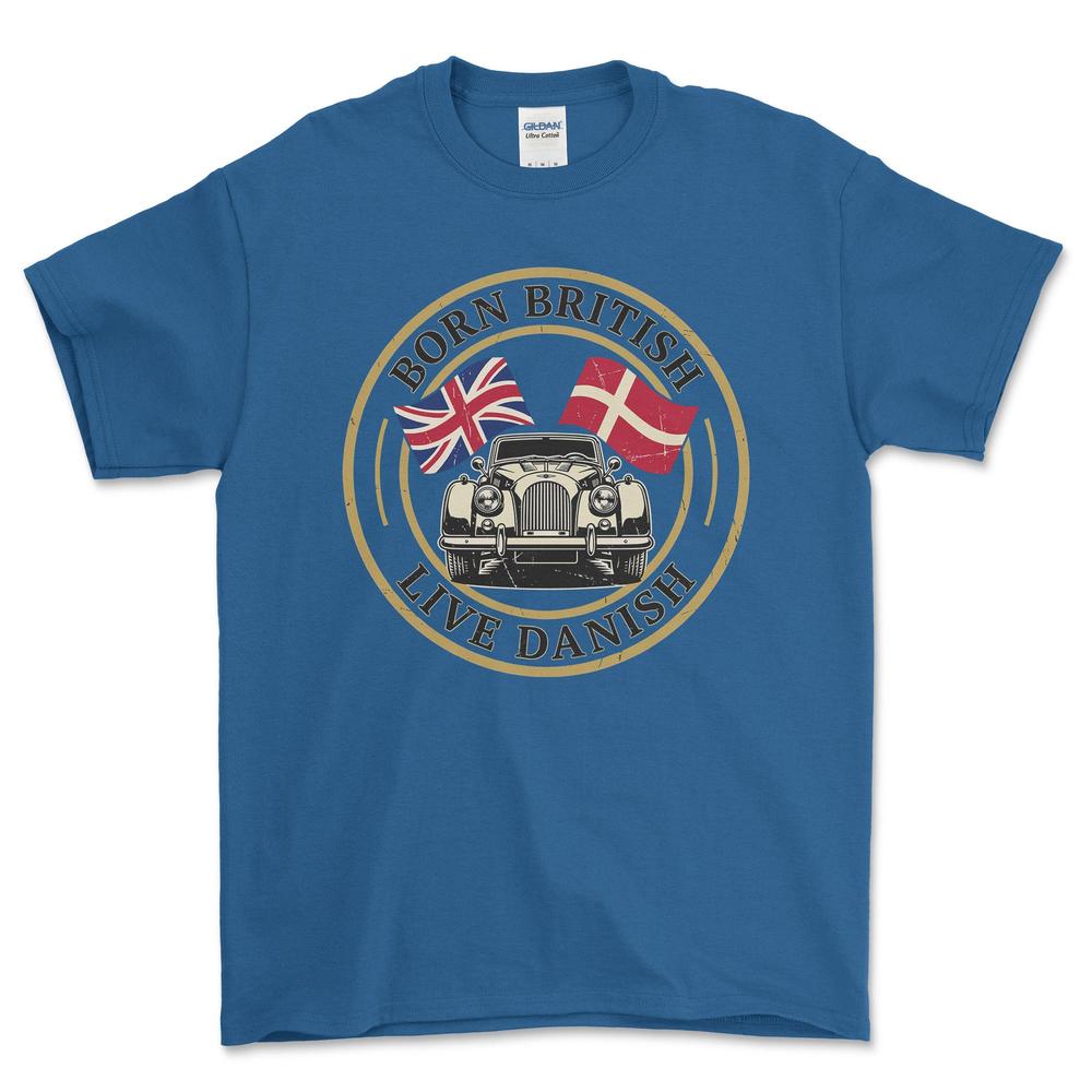 Morgan Born British Live Danish T-Shirt-Beklædning-Morgan-Blå Royal-S-Garage Culture Shop- garage - man cave - merchandise