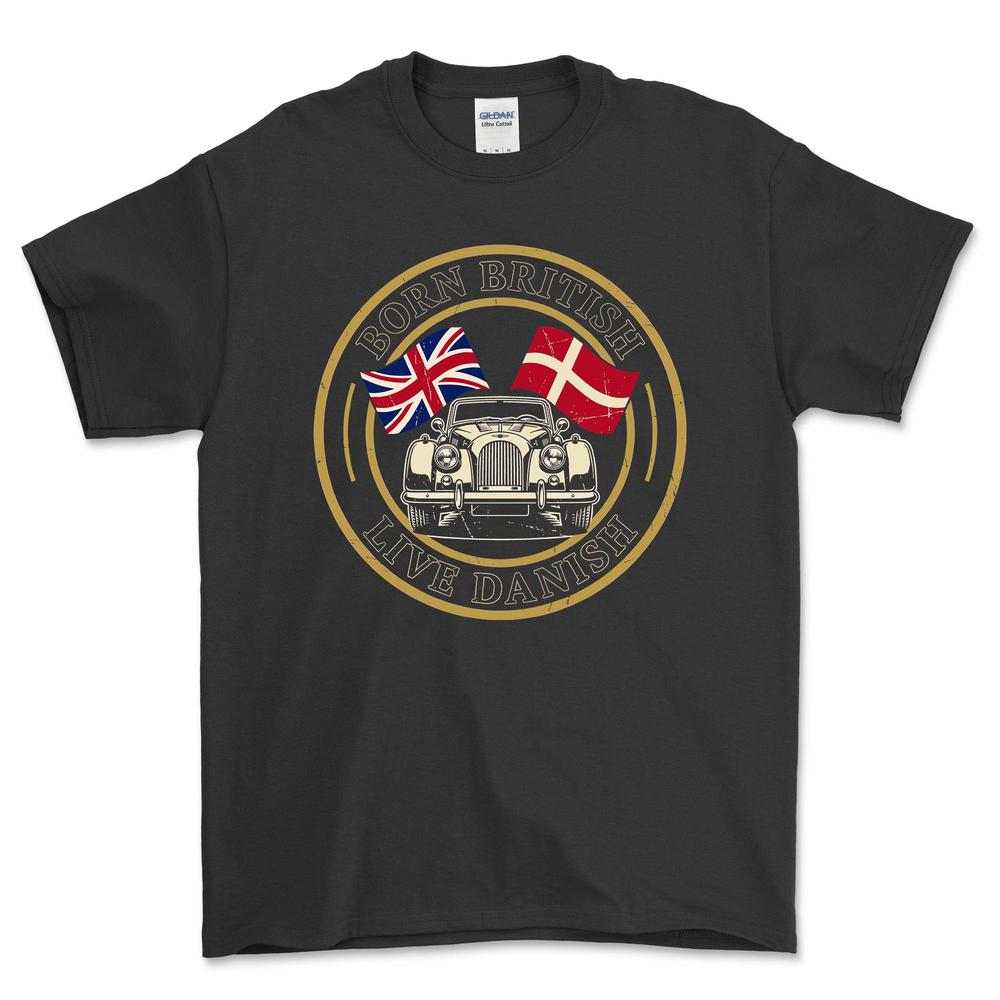 Morgan Born British Live Danish T-Shirt-Beklædning-Morgan-Sort-S-Garage Culture Shop- garage - man cave - merchandise