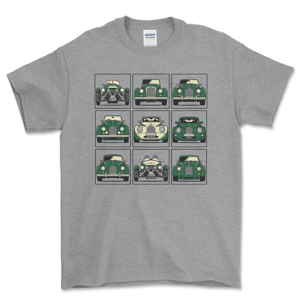 Morgan Evolution T-Shirt-Beklædning-Morgan-Grå Sport-S-Garage Culture Shop- garage - man cave - merchandise