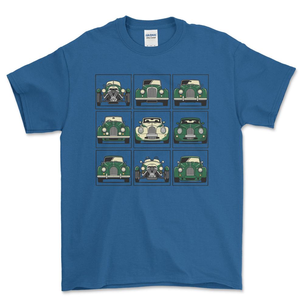 Morgan Evolution T-Shirt-Beklædning-Morgan-Blå Royal-S-Garage Culture Shop- garage - man cave - merchandise
