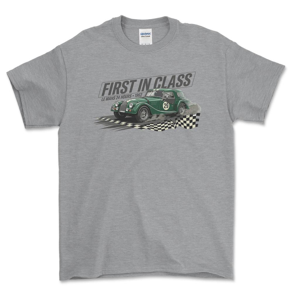 Morgan First In Class T-Shirt-Beklædning-Morgan-Grå Sport-S-Garage Culture Shop- garage - man cave - merchandise