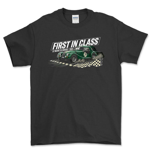 Morgan First In Class - Unisex T-Shirt , Bomuld-Beklædning-Morgan-Sort-S-Garage Culture Shop- garage - man cave - merchandise