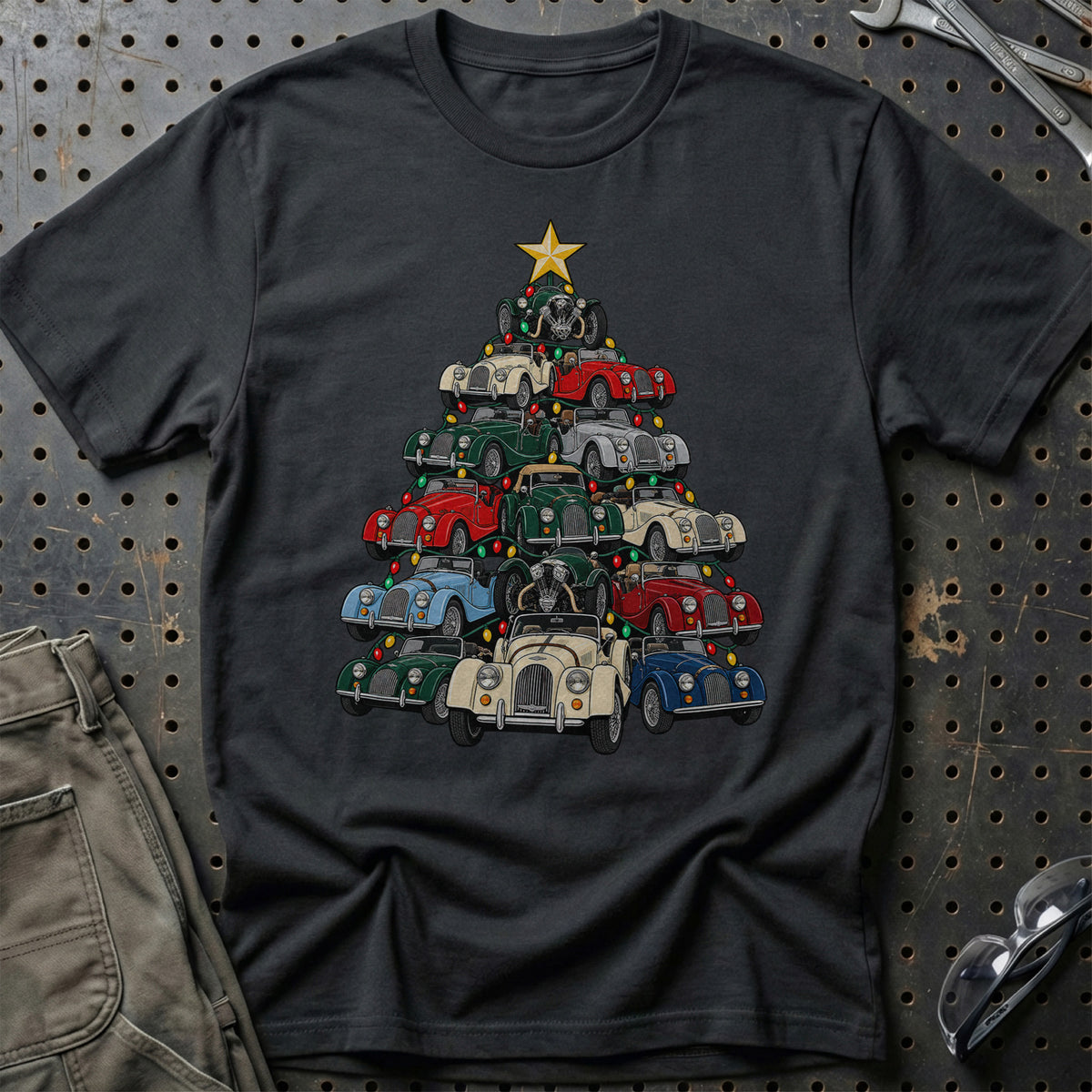Morgan Juletræ T-Shirt-Beklædning-Morgan-Sort-S-Garage Culture Shop- garage - man cave - merchandise