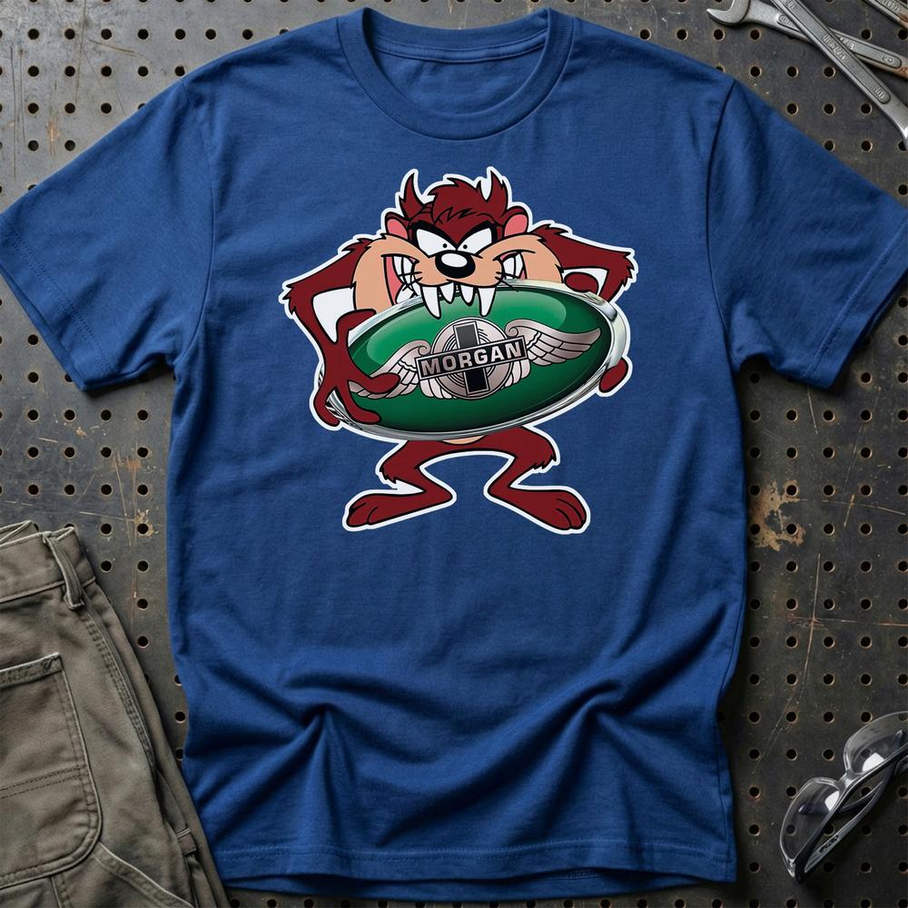 Morgan TAZ T-Shirt-Beklædning-Morgan-Blå Royal-S-Garage Culture Shop- garage - man cave - merchandise