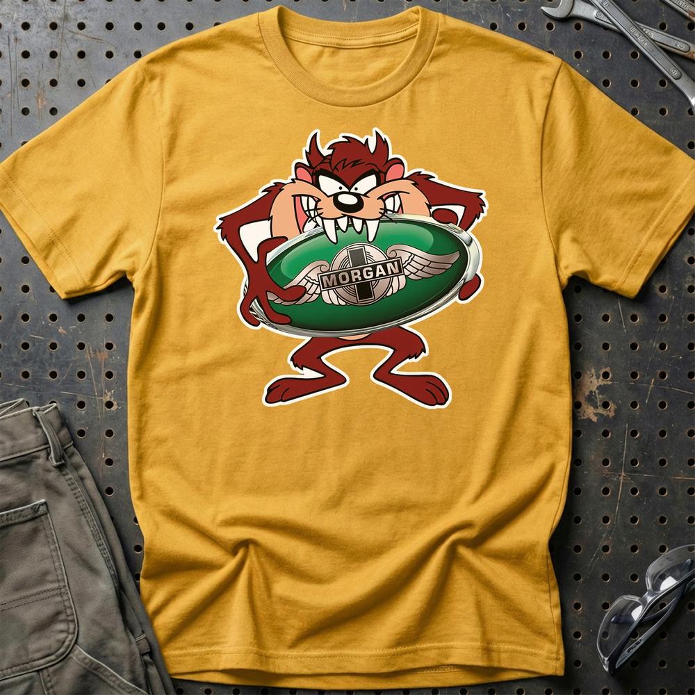 Morgan TAZ T-Shirt-Beklædning-Morgan-Guld-S-Garage Culture Shop- garage - man cave - merchandise