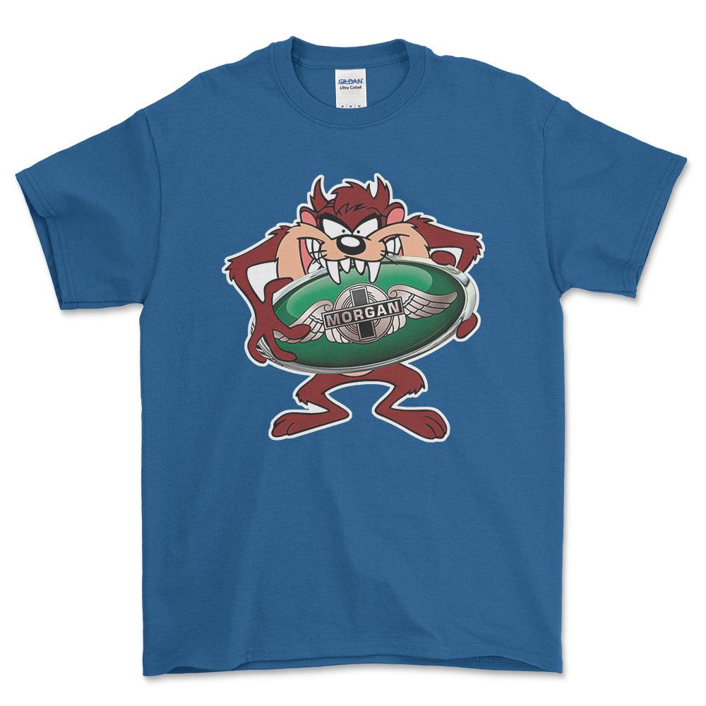Morgan TAZ Unisex T-Shirt , Bomuld-Beklædning-Morgan-Blå Royal-S-Forside-Garage Culture Shop- garage - man cave - merchandise