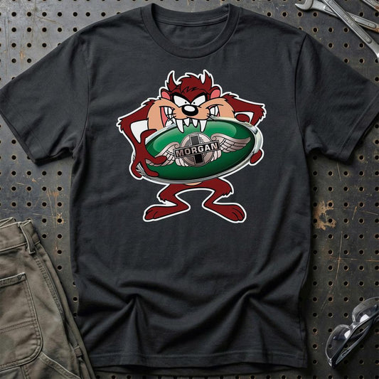 Morgan TAZ Unisex T-Shirt , Bomuld-Beklædning-Morgan-Sort-S-Garage Culture Shop- garage - man cave - merchandise