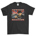 Morgan We Shall Drive On The Beaches T-Shirt-Beklædning-Morgan-Sort-S-Garage Culture Shop- garage - man cave - merchandise