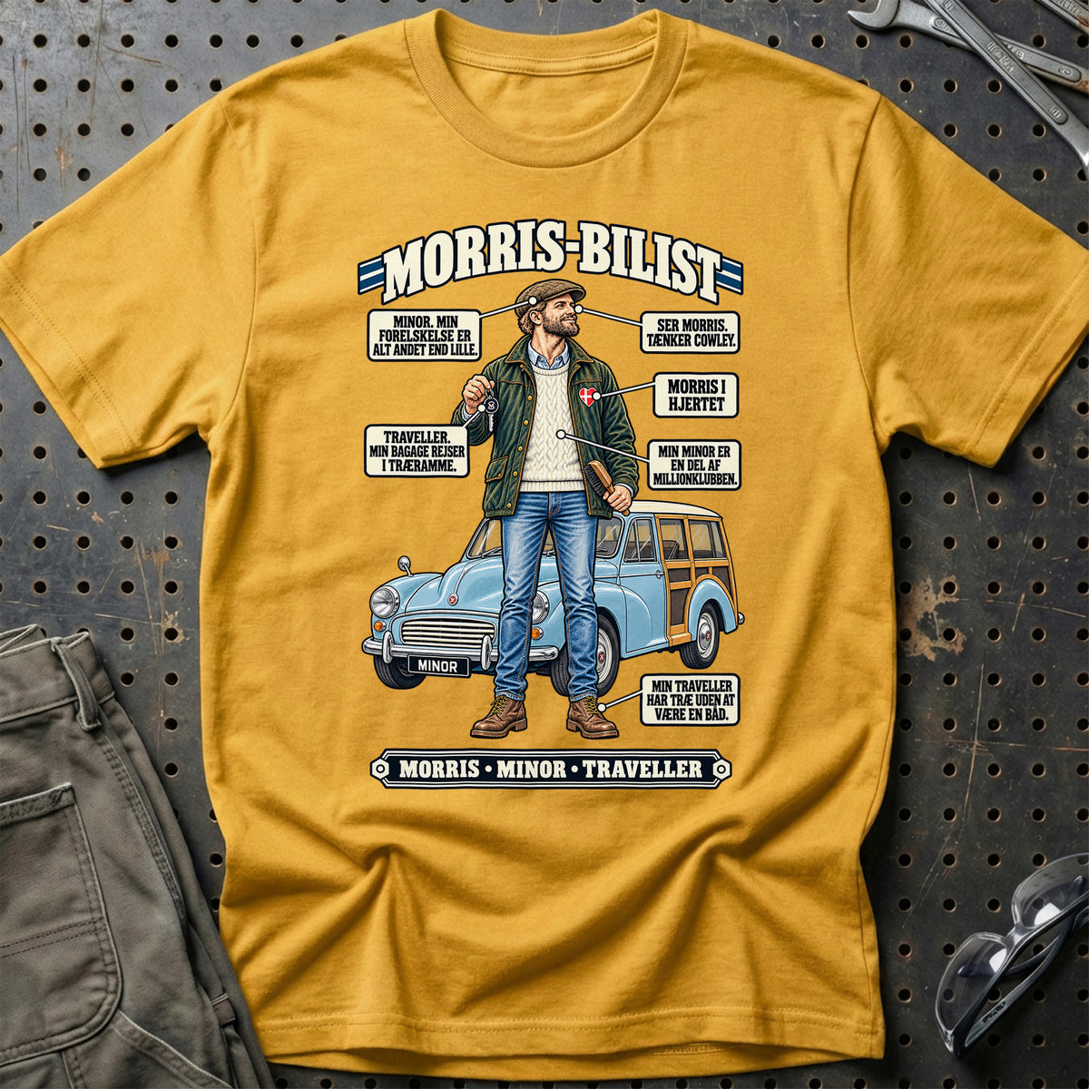 
Morris-Bilist T-Shirt – Guld