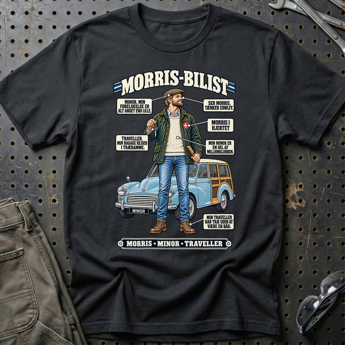 
Morris-Bilist T-Shirt – Sort