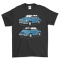 Morris Minor 1000 Tourer 1959 T-Shirt-Beklædning-Morris-Sort-S-Garage Culture Shop- garage - man cave - merchandise
