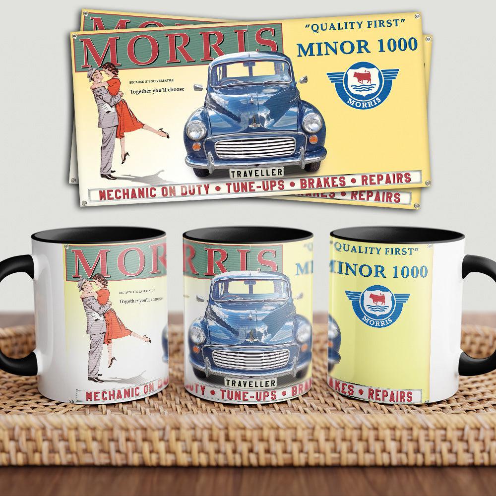 Morris Minor "To Toner" Vintage Keramisk Krus-Krus-Morris-Garage Culture Shop- garage - man cave - merchandise