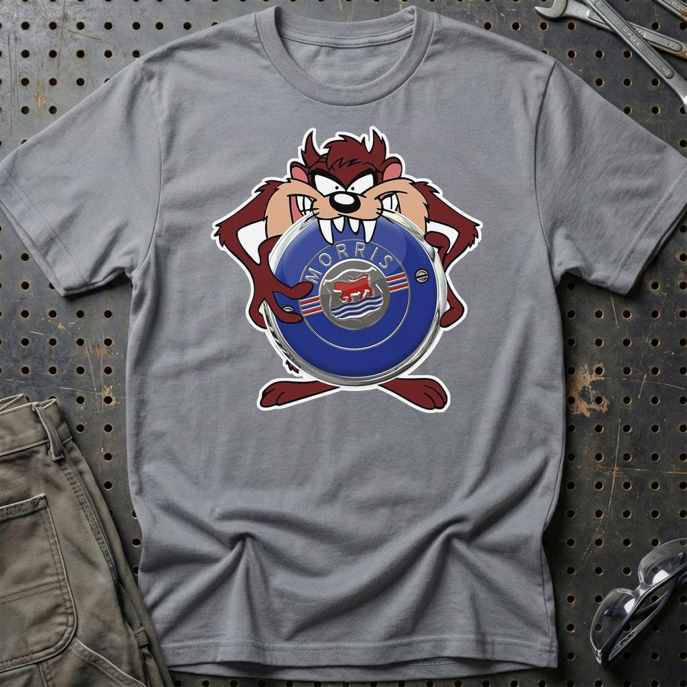 Morris TAZ T-Shirt-Beklædning-Morris-Grå Sport-S-Garage Culture Shop- garage - man cave - merchandise