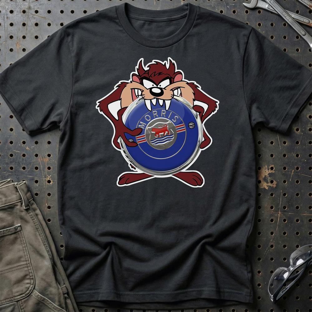 Morris TAZ T-Shirt-Beklædning-Morris-Sort-S-Garage Culture Shop- garage - man cave - merchandise