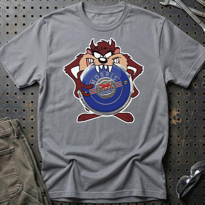 Morris TAZ Unisex T-Shirt , Bomuld-Beklædning-Morris-Grå Sport-S-Garage Culture Shop- garage - man cave - merchandise