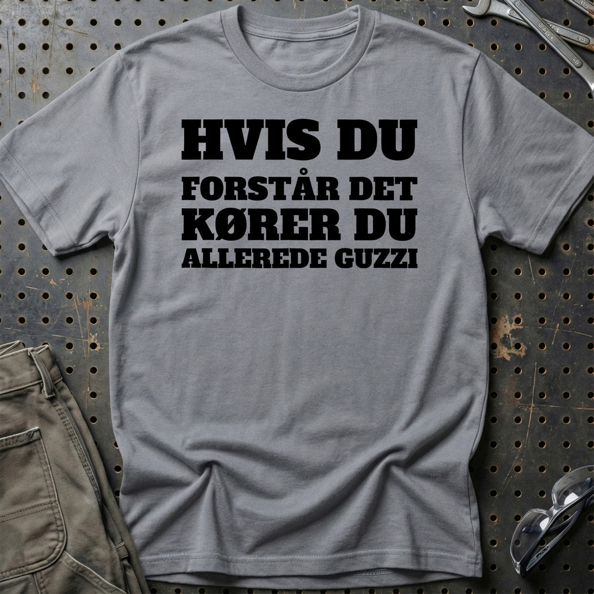 
Produktbillede af Moto Guzzi – Hvis Du Forstår Det Kører Du Allerede Guzzi T-Shirt