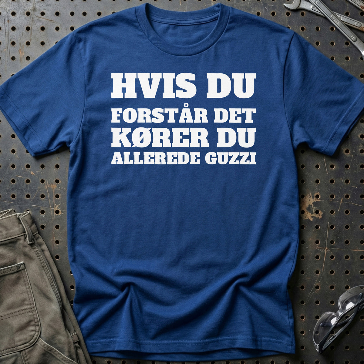 
Produktbillede af Moto Guzzi – Hvis Du Forstår Det Kører Du Allerede Guzzi T-Shirt