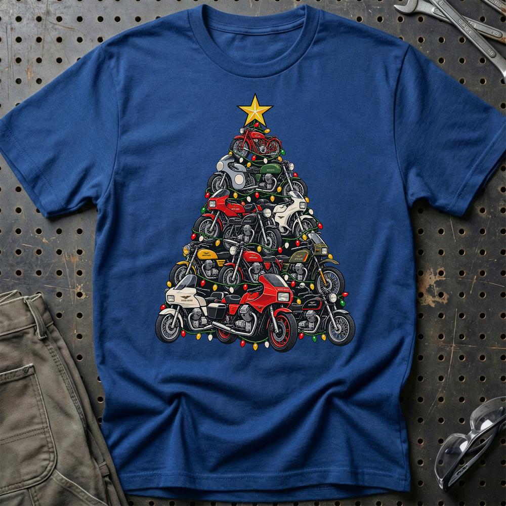 
Produktbillede af Moto Guzzi Juletræ T-Shirt