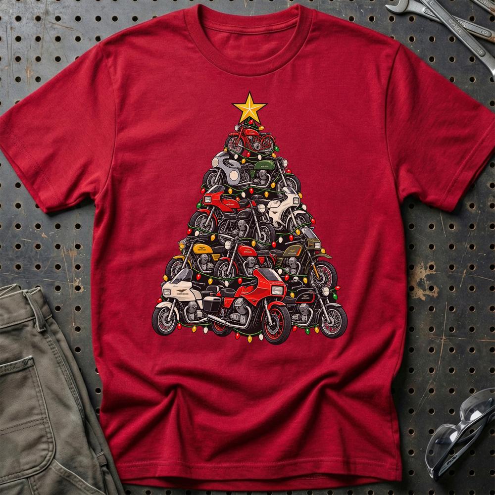 
Produktbillede af Moto Guzzi Juletræ T-Shirt