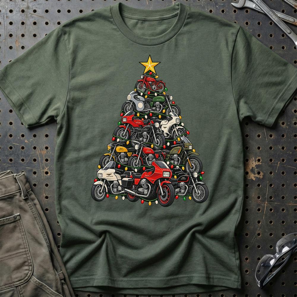 
Produktbillede af Moto Guzzi Juletræ T-Shirt