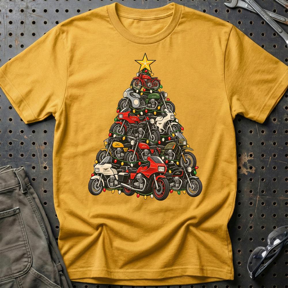
Produktbillede af Moto Guzzi Juletræ T-Shirt