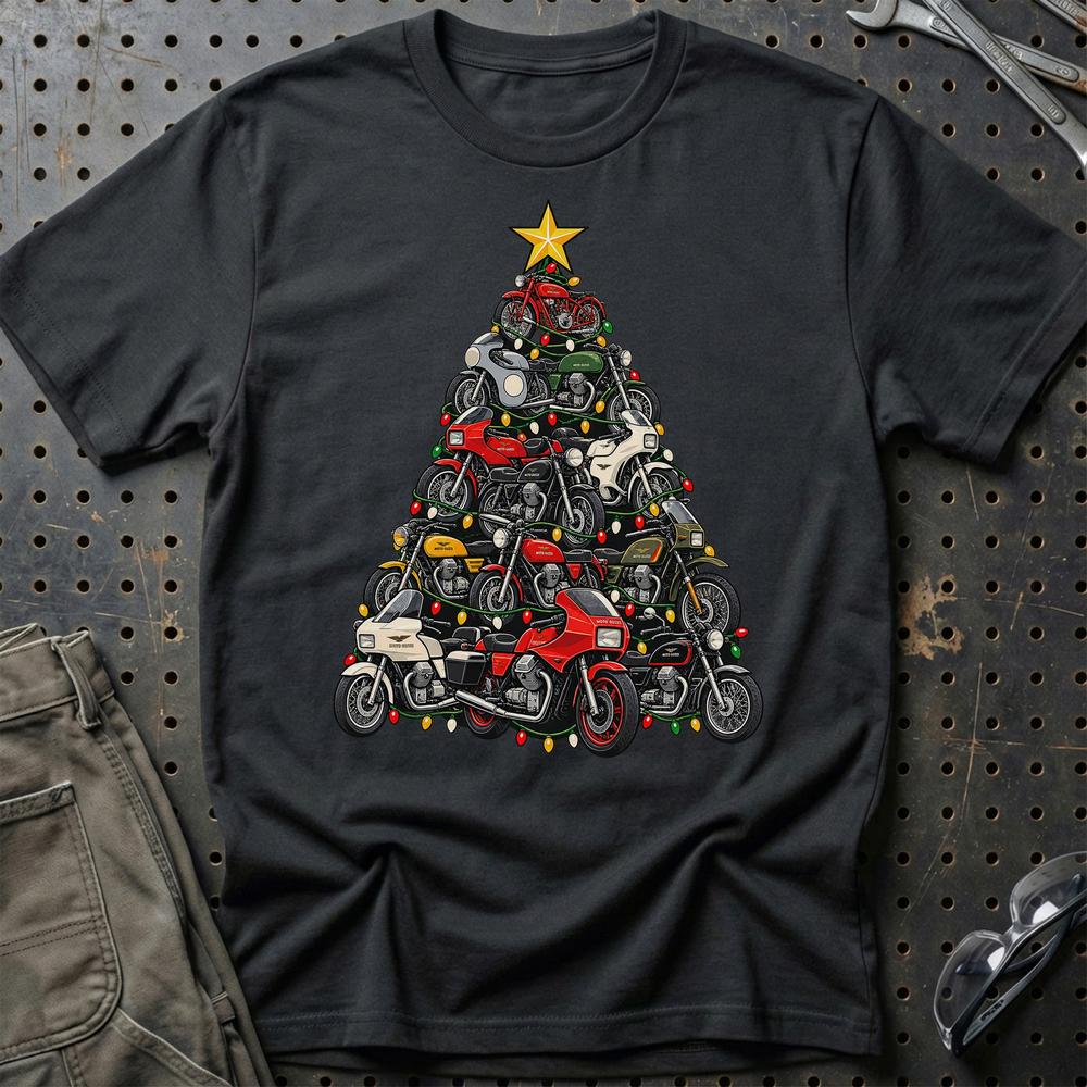 
Produktbillede af Moto Guzzi Juletræ T-Shirt