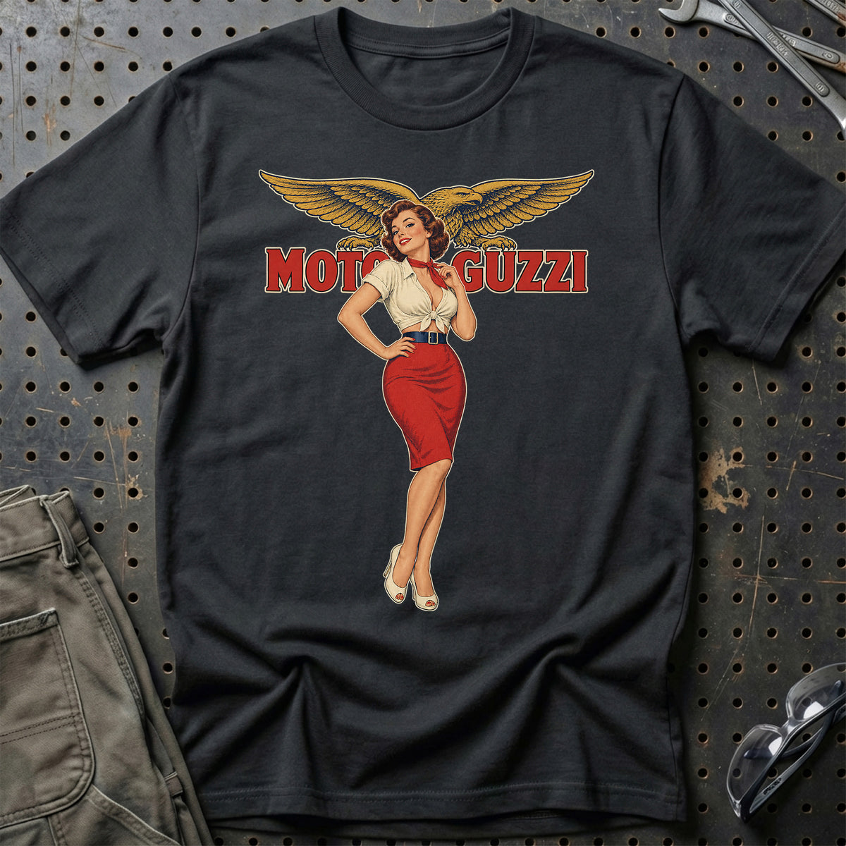 
Produktbillede af Moto Guzzi Retro Pinup T-Shirt