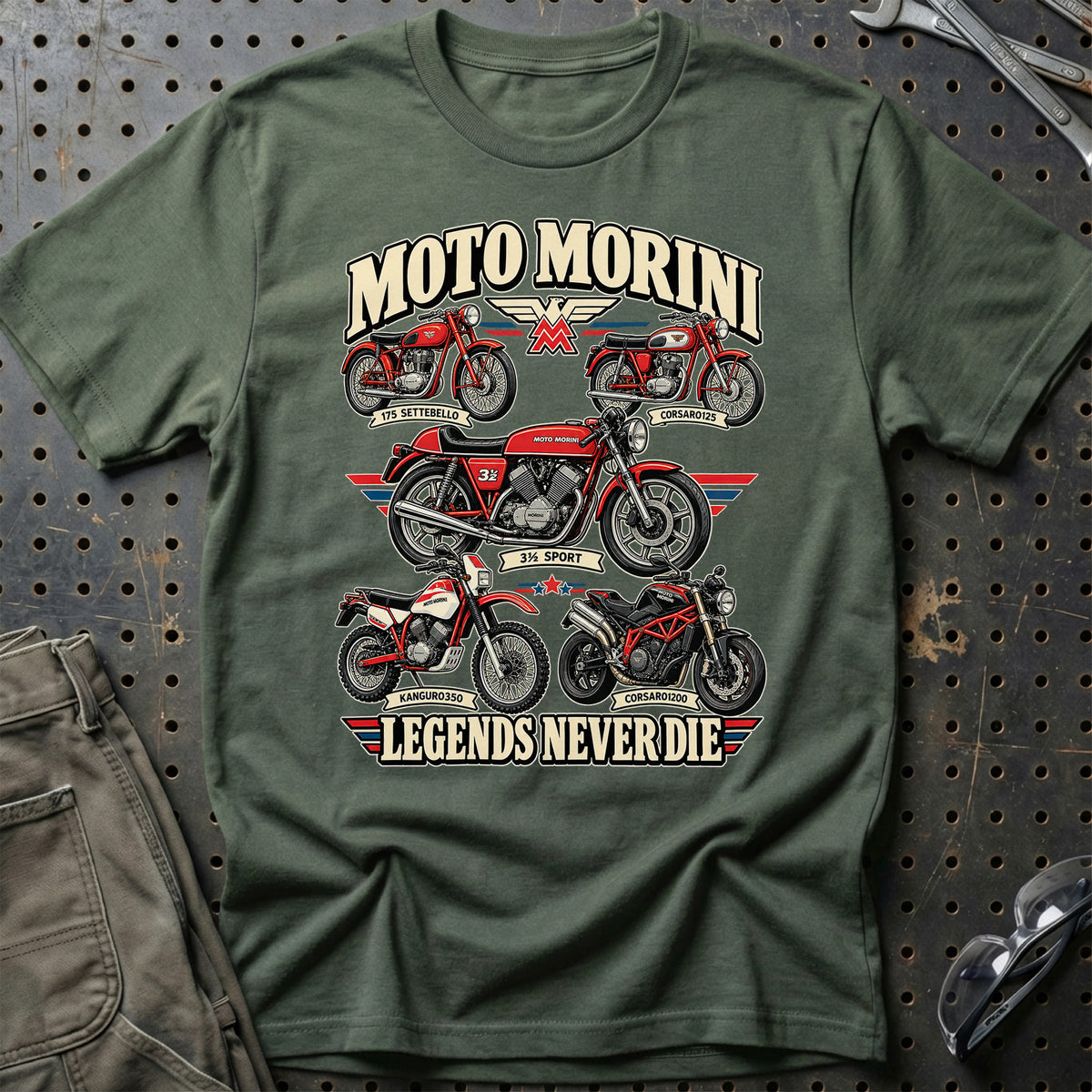 
Produktbillede af Moto Morini Legends Never Die T-Shirt