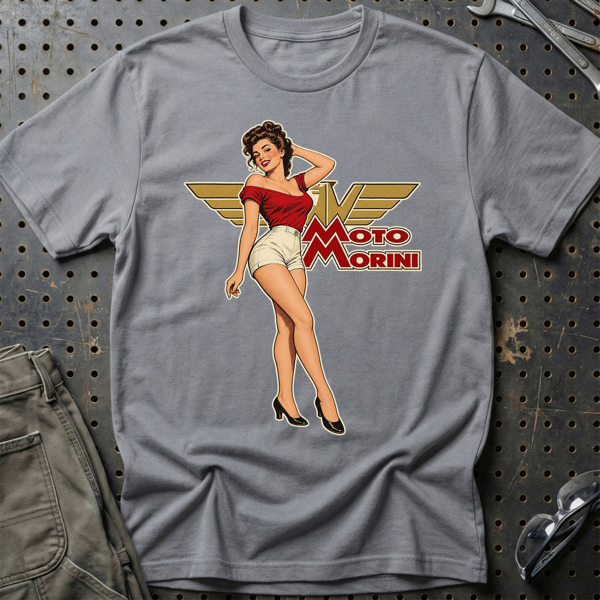 
Produktbillede af Moto Morini Retro Pinup T-Shirt