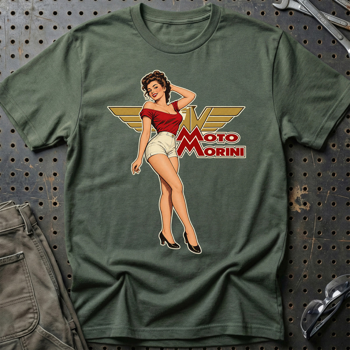 
Produktbillede af Moto Morini Retro Pinup T-Shirt