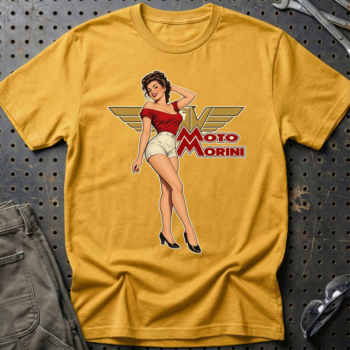 
Produktbillede af Moto Morini Retro Pinup T-Shirt