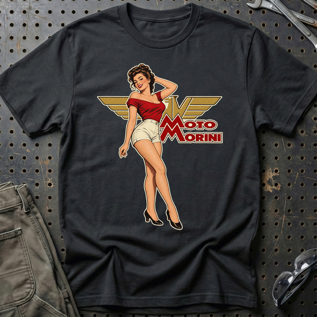 
Produktbillede af Moto Morini Retro Pinup T-Shirt