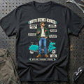 
Moto Rumi-Kører T-Shirt – Sort