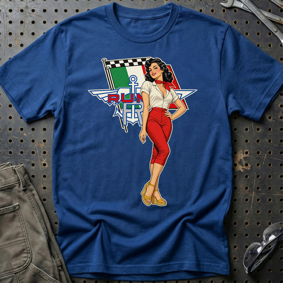 
Produktbillede af Moto Rumi Retro Pinup T-Shirt