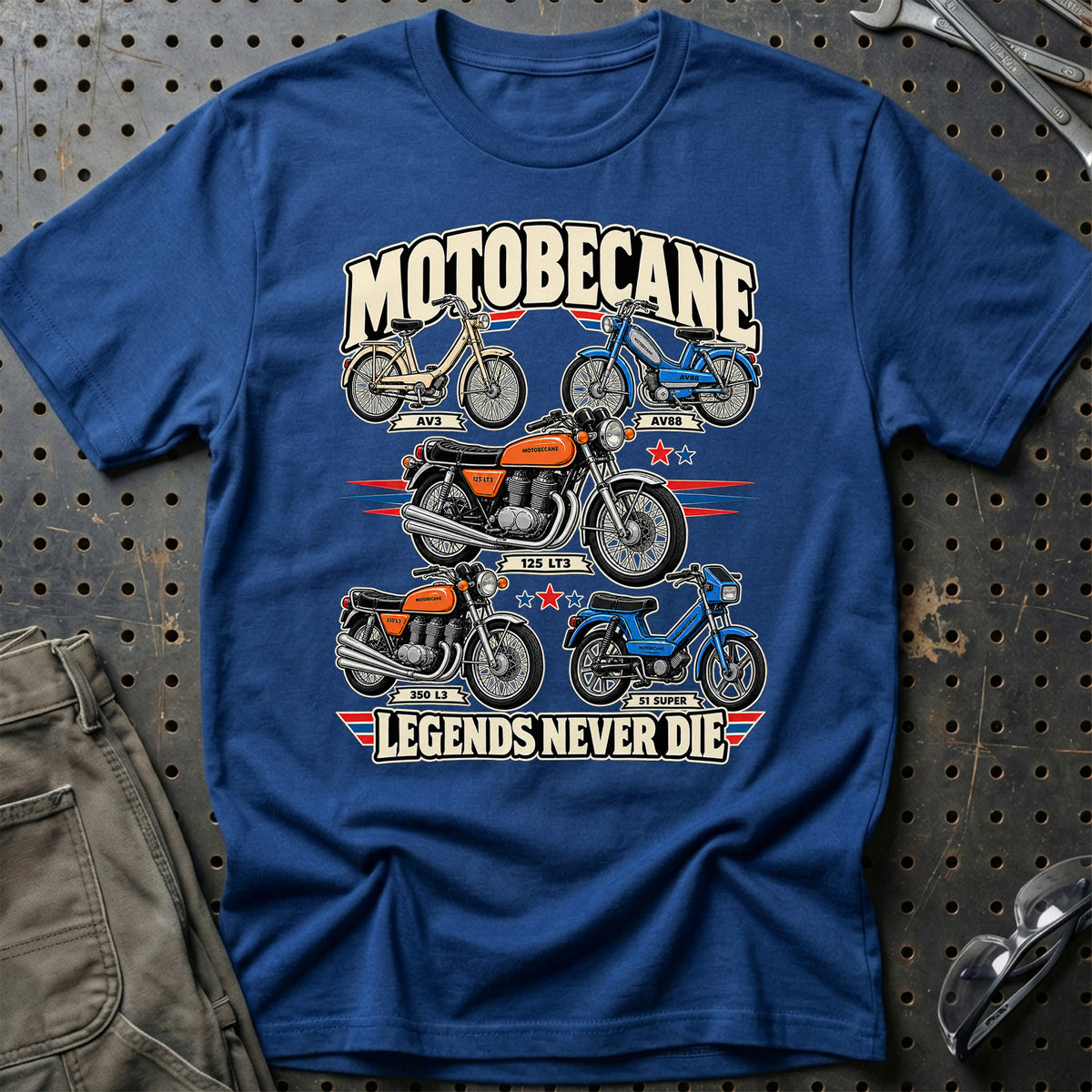 
Produktbillede af Motobecane Legends Never Die T-Shirt