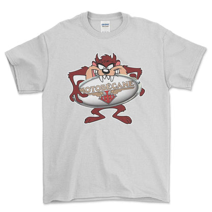 Motobecane TAZ Unisex T-Shirt , Bomuld-Beklædning-Motobecane-Hvid-S-Forside-Garage Culture Shop- garage - man cave - merchandise