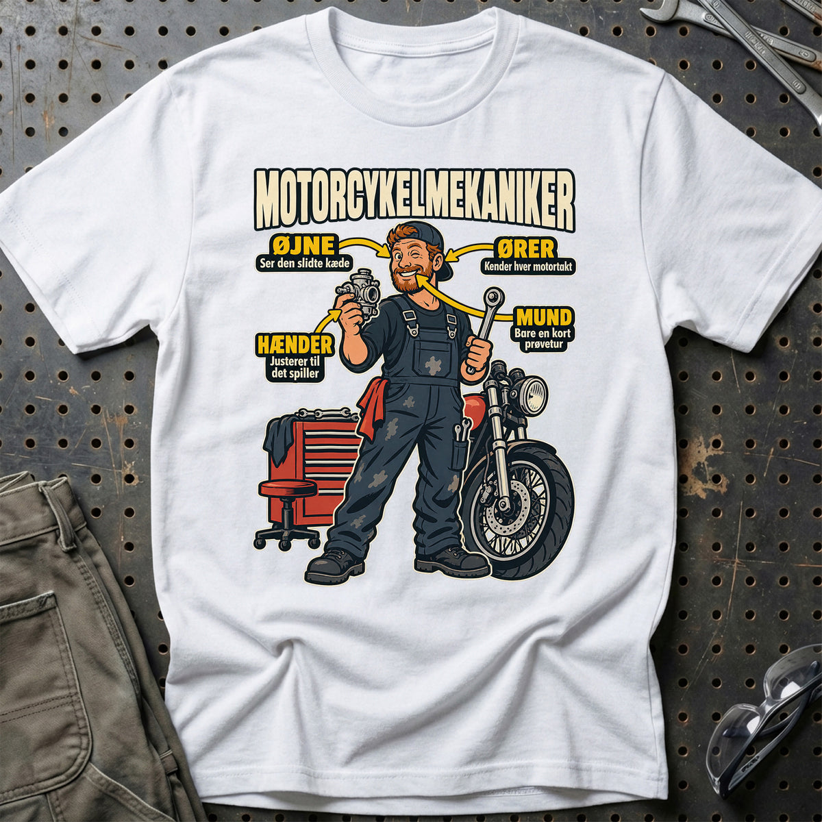 
Produktbillede af Motorcykelmekaniker – Anatomi T-Shirt