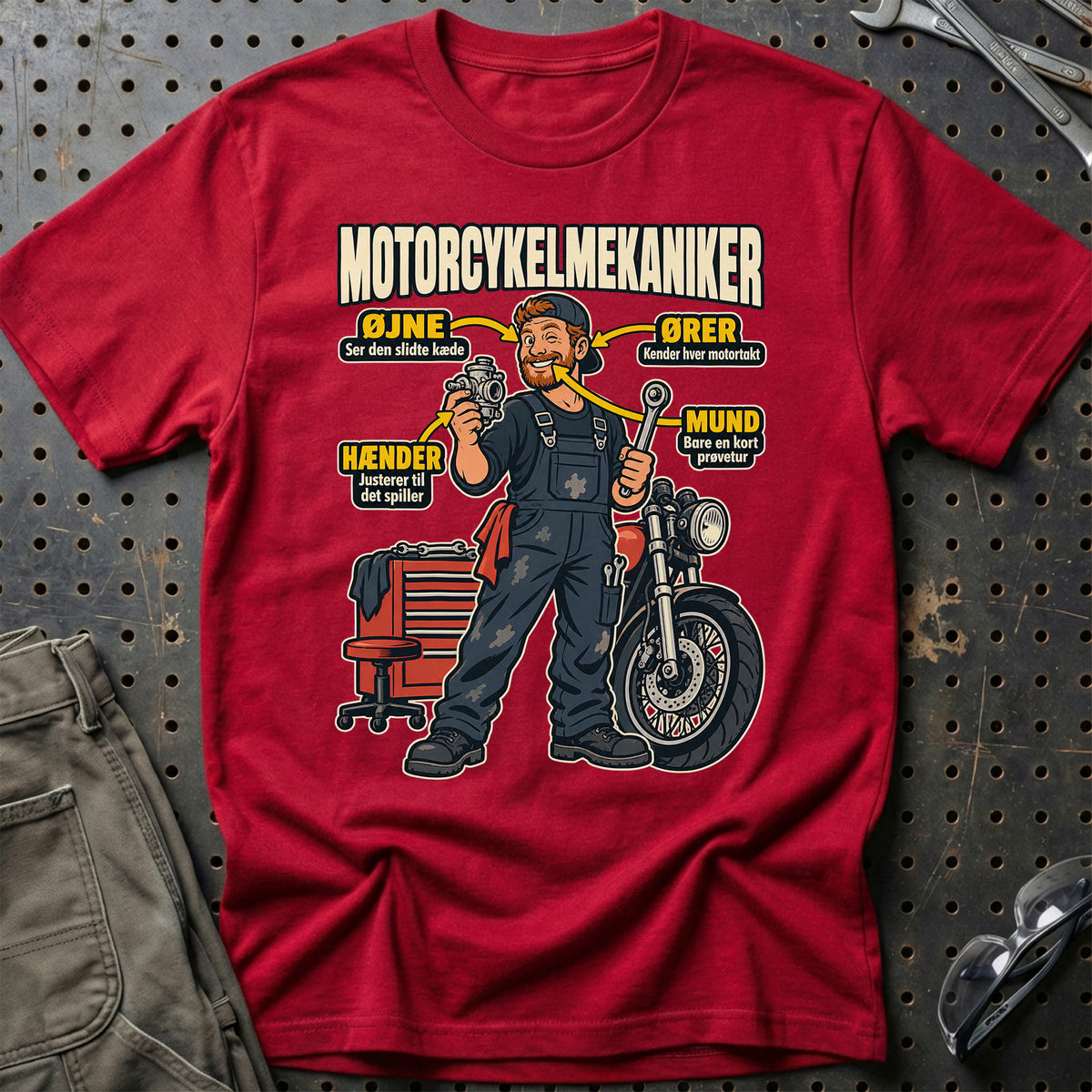 
Produktbillede af Motorcykelmekaniker – Anatomi T-Shirt