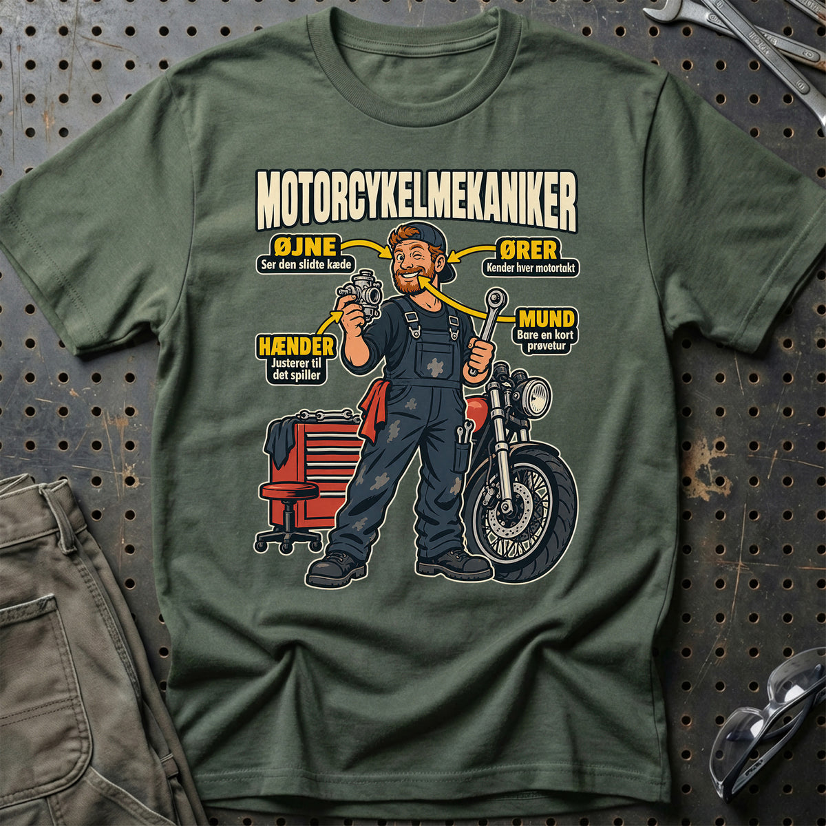 
Produktbillede af Motorcykelmekaniker – Anatomi T-Shirt