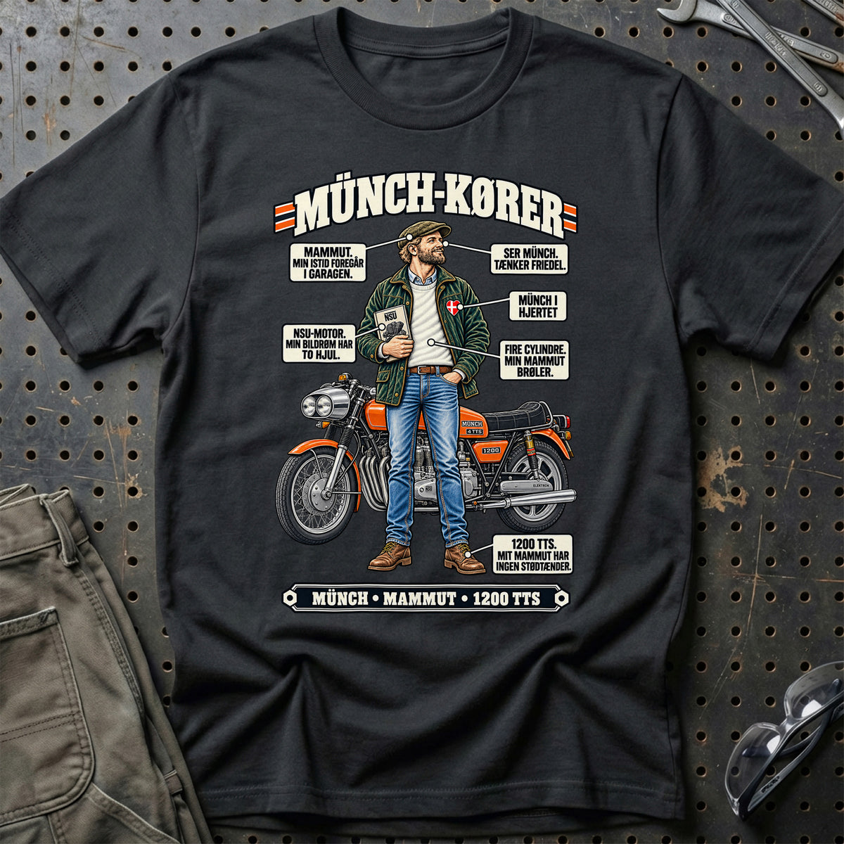 
Münch-Kører T-Shirt – Sort