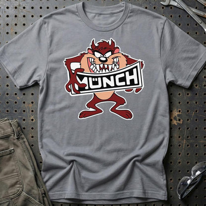 Munch TAZ Unisex T-Shirt , Bomuld-Beklædning-Munch-Grå Sport-S-Garage Culture Shop- garage - man cave - merchandise