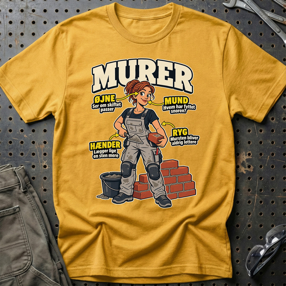 
Produktbillede af Murer – Anatomi T-Shirt