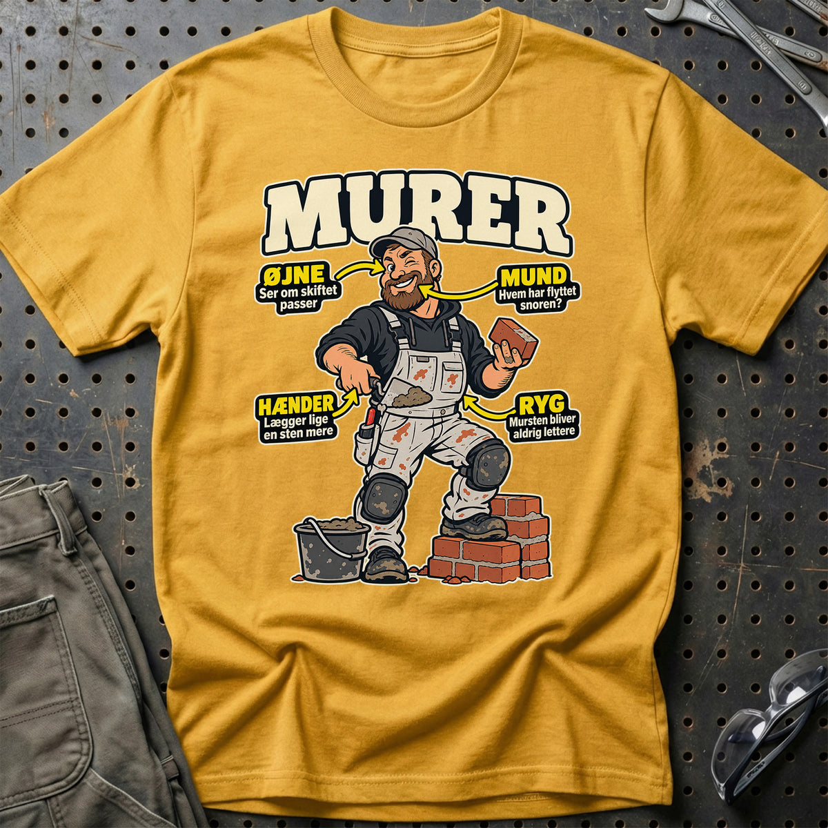 
Produktbillede af Murer – Anatomi T-Shirt